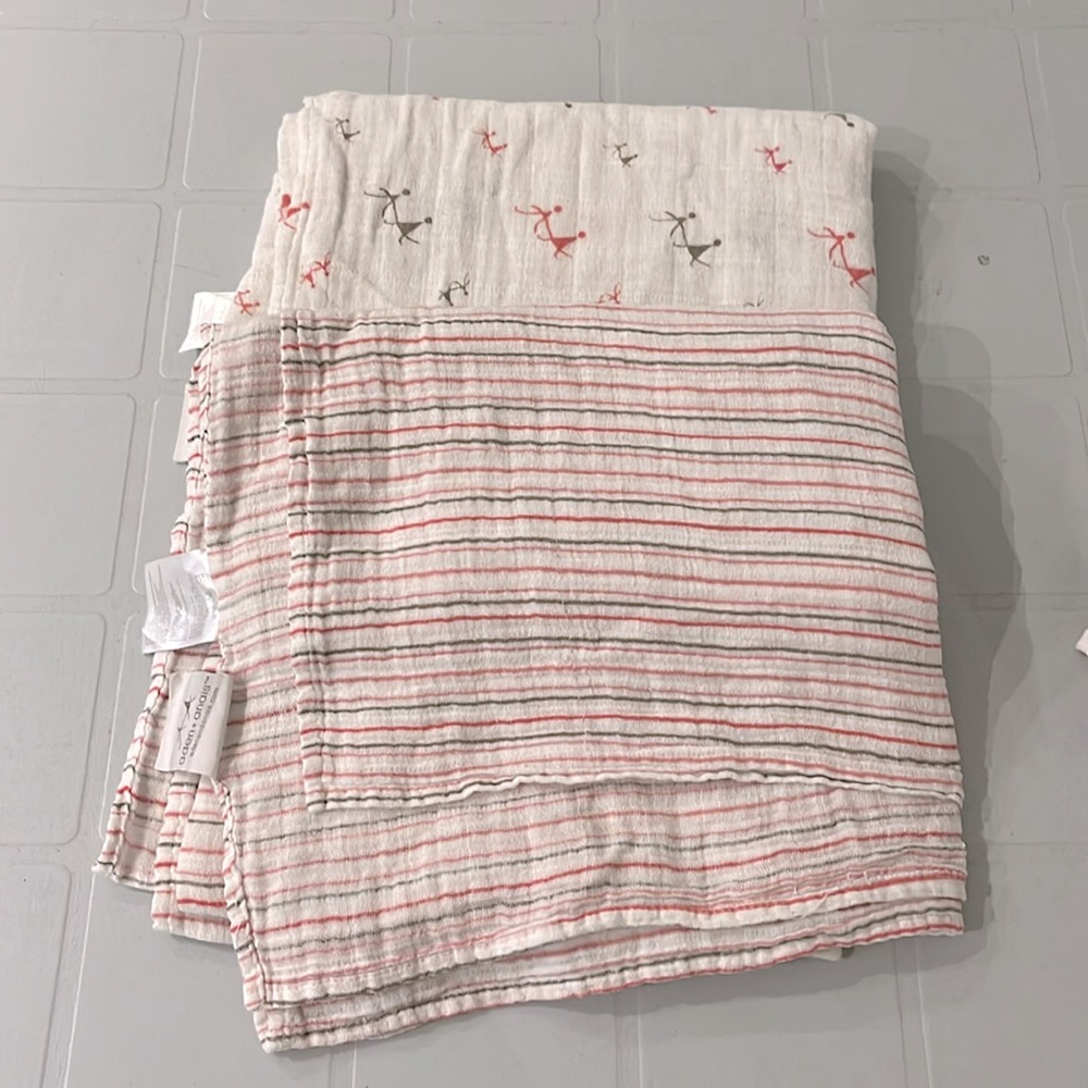 Aden + Anais baby girl Muslin swaddles